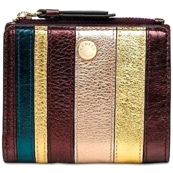 Radley London Handbags - RADLEY London Womens Clifton Leather Metallic Bifold Wallet